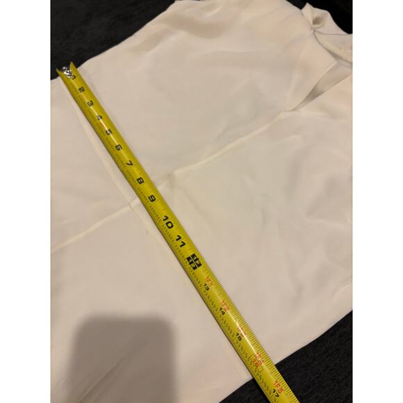 Ralph Lauren Collection Silk Dress 10 Runway 2009 White Short Sleeve Carrie SATC - Picture 13 of 16